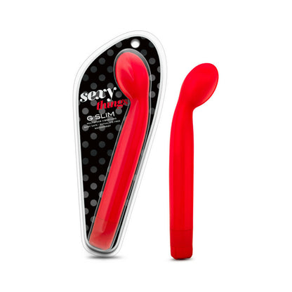 SEXY THINGS G SLIM MULTISPEED SLIMLINE G-SPOT VIBRATOR RED