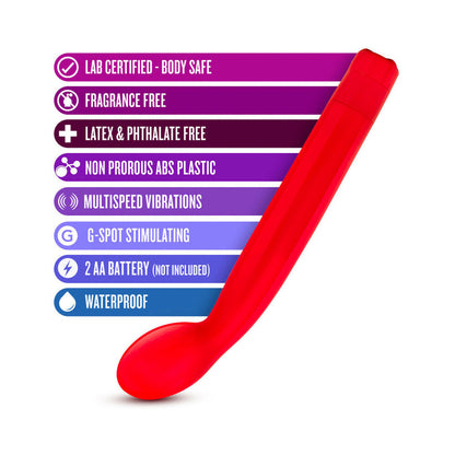 SEXY THINGS G SLIM MULTISPEED SLIMLINE G-SPOT VIBRATOR RED