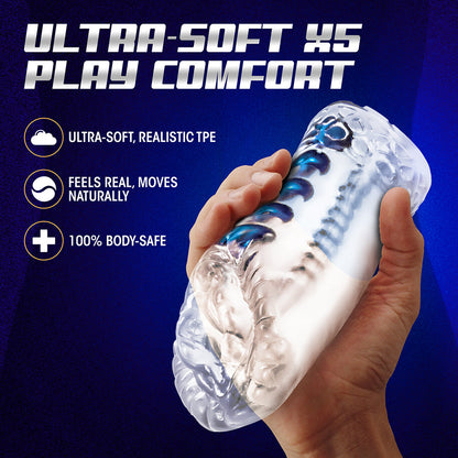 M FOR MEN SNATCH VAGINA STROKER CLEAR