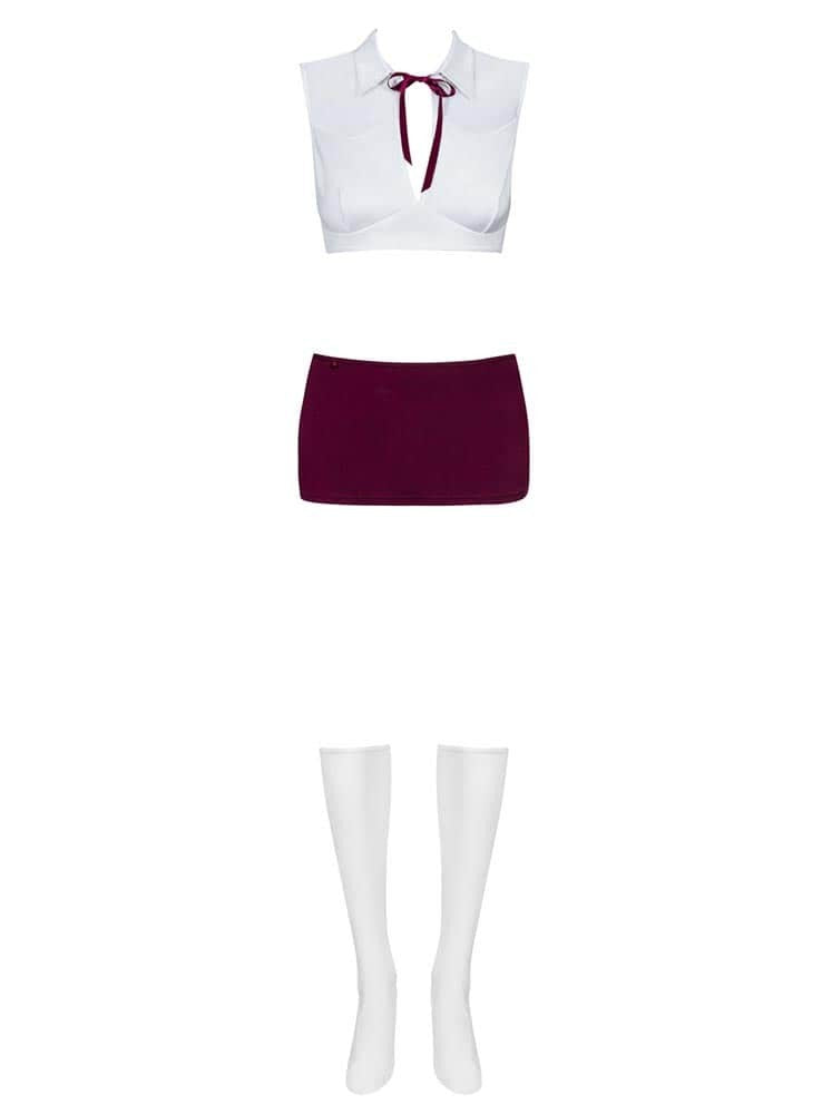 OBSESSIVE - STUDENT 4 PCS COSTUME  S/M