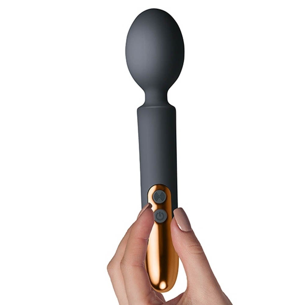 ROCKS-OFF - ORIEL RECHARGEABLE WAND - BLACK AND COPPER