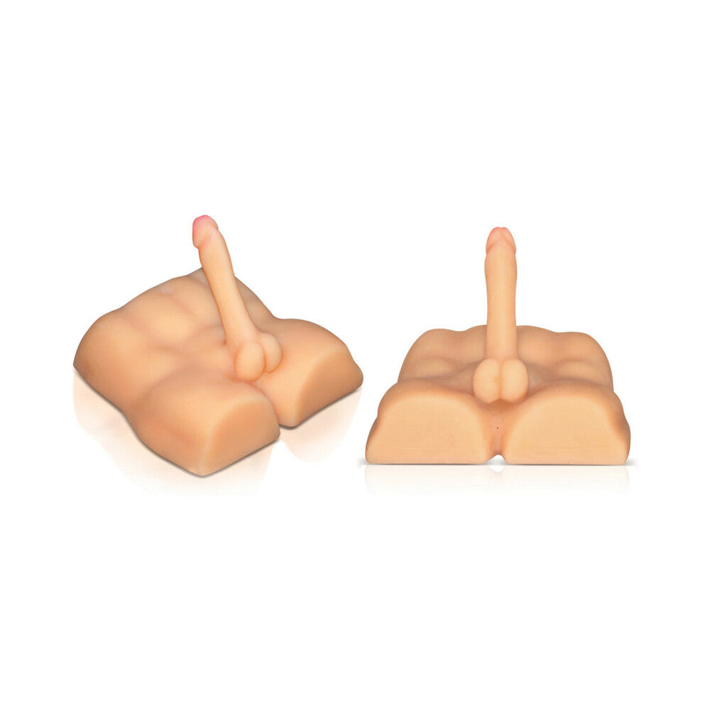 X5 MEN ROUGH RIDER PLEASURE DOLL ANAL MASTURBATOR WITH 7.5 IN. DILDO BEIGE