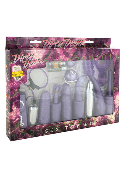 SEVEN CREATIONS - DIRTY DOZEN SEX TOY KIT PURPLE