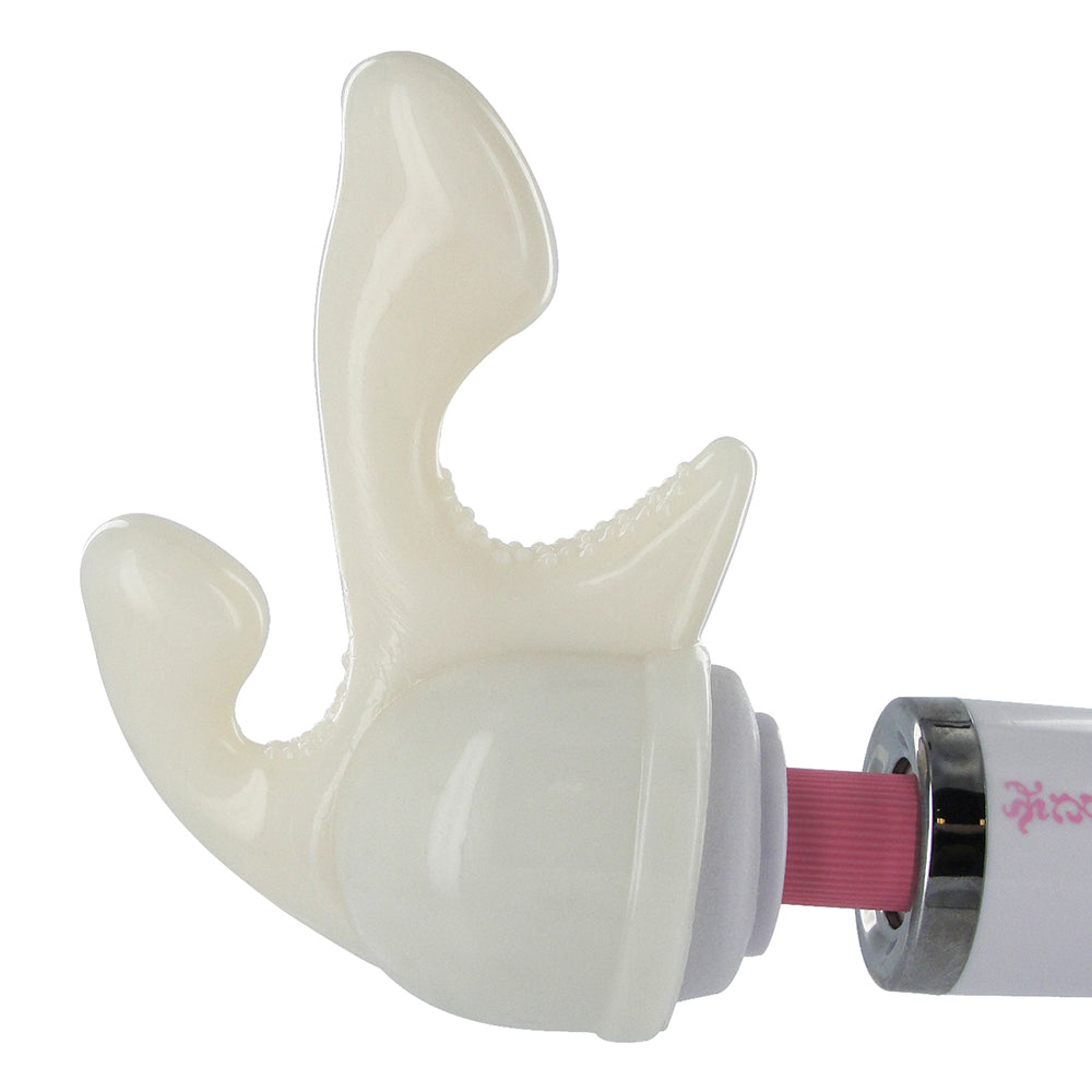 WAND ESSENTIALS TRI-GASM WAND ATTACHMENT WHITE