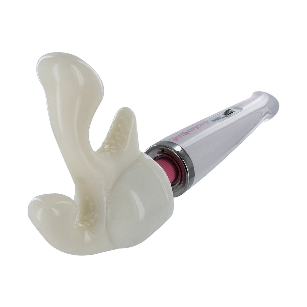WAND ESSENTIALS TRI-GASM WAND ATTACHMENT WHITE