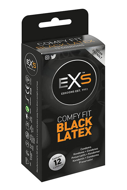 EXS - BLACK LATEX 12'S