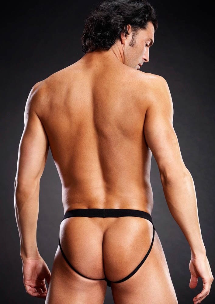 BLUE LINE - PRO-MESH JOCK STRAP BLACK L/XL