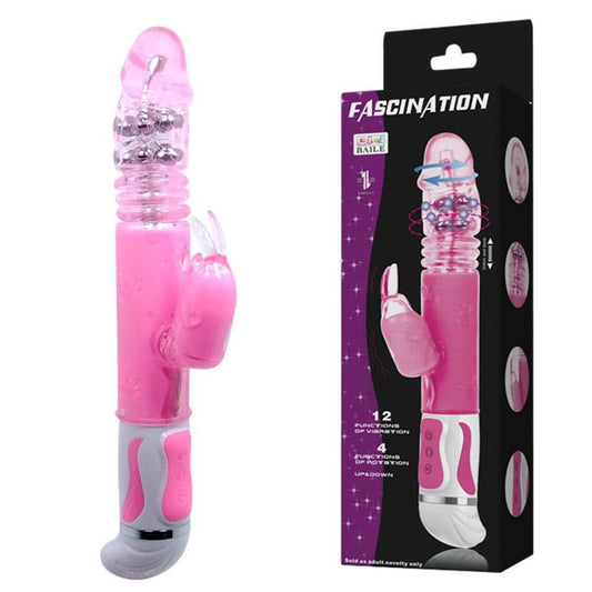 DEBRA - FASCINATION BUNNY VIBRATOR PINK 2