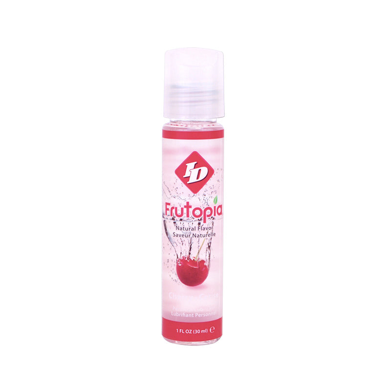 ID LUBRICANTS - ID FRUTOPIA CHERRY FLAVORED LUBRICANT 1 FL OZ. POCKET BOTTLE