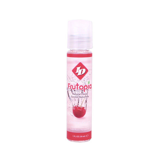 ID LUBRICANTS - ID FRUTOPIA CHERRY FLAVORED LUBRICANT 1 FL OZ. POCKET BOTTLE