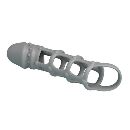 PRETTY LOVE - PRETTY LOVE PENIS SLEEVE WITH BALL STRAP WHITE