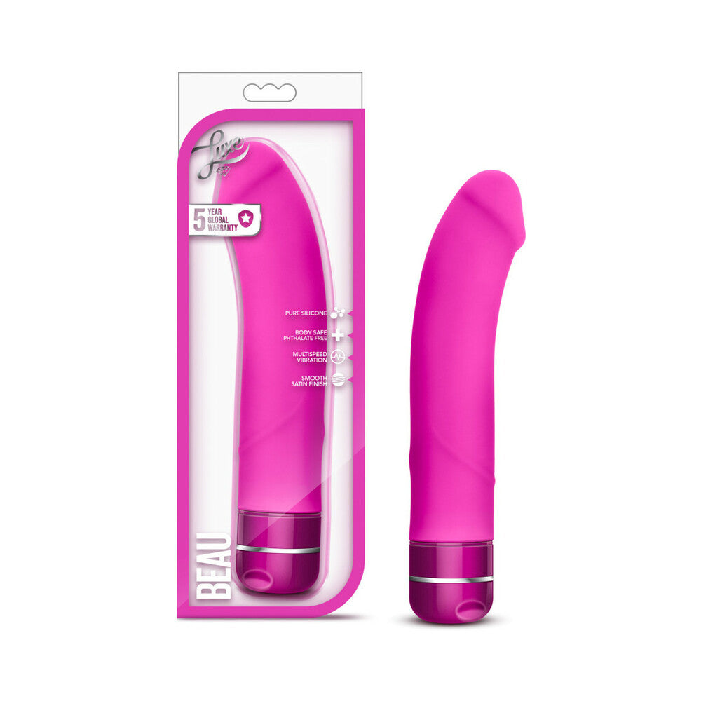 BLUSH - LUXE BEAU SILICONE G-SPOT VIBRATOR PINK