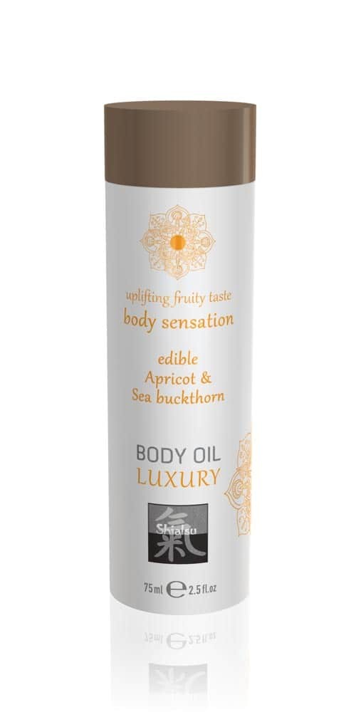 SHIATSU - LUXURY BODY OIL EDIBLE - APRICOT & SEA BUCKTHORN 75ML