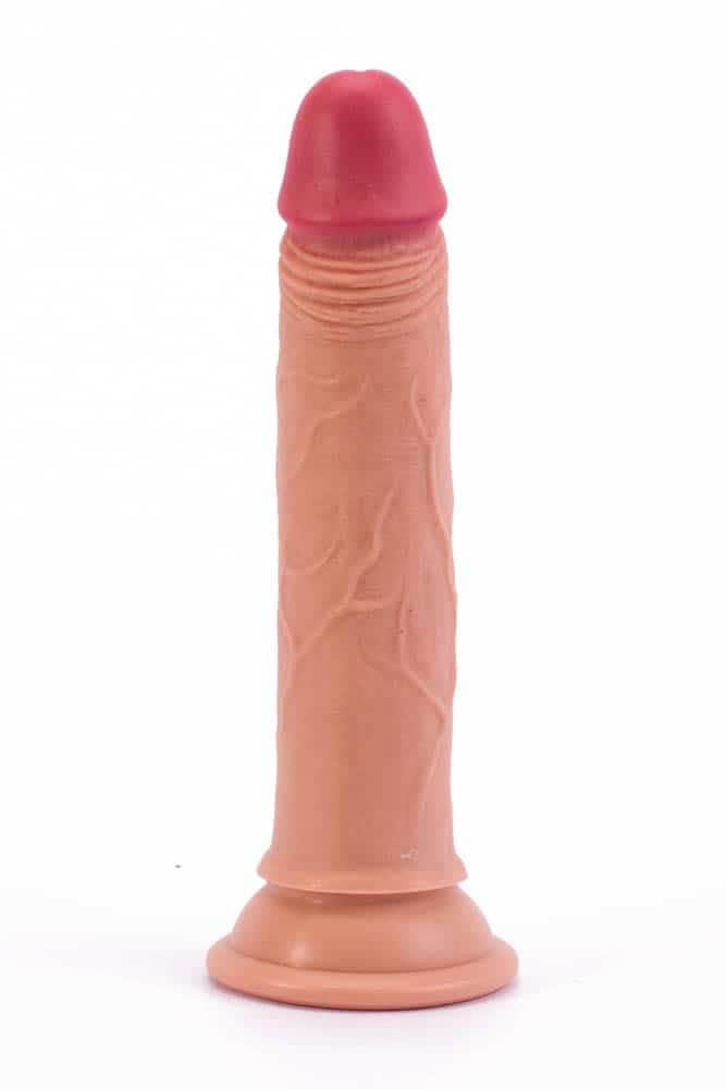 LOVETOY - 7" DUAL-LAYERED SILICONE NATURE COCK FLESH
