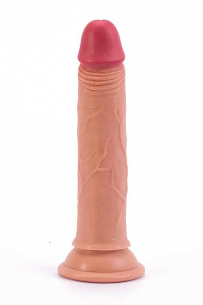 LOVETOY - 7" DUAL-LAYERED SILICONE NATURE COCK FLESH