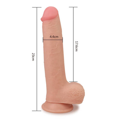 LOVETOY - 8" SKINLIKE SOFT DONG