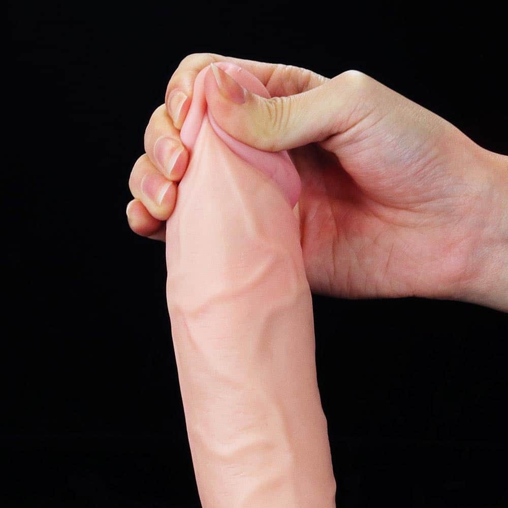 LOVETOY - SOFT EJACULATION COCK WITH BALL 9” FLESH