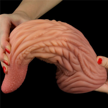 LOVETOY - 10'' DUAL LAYERED PLATINUM SILICONE TONGUE_B0O50_3