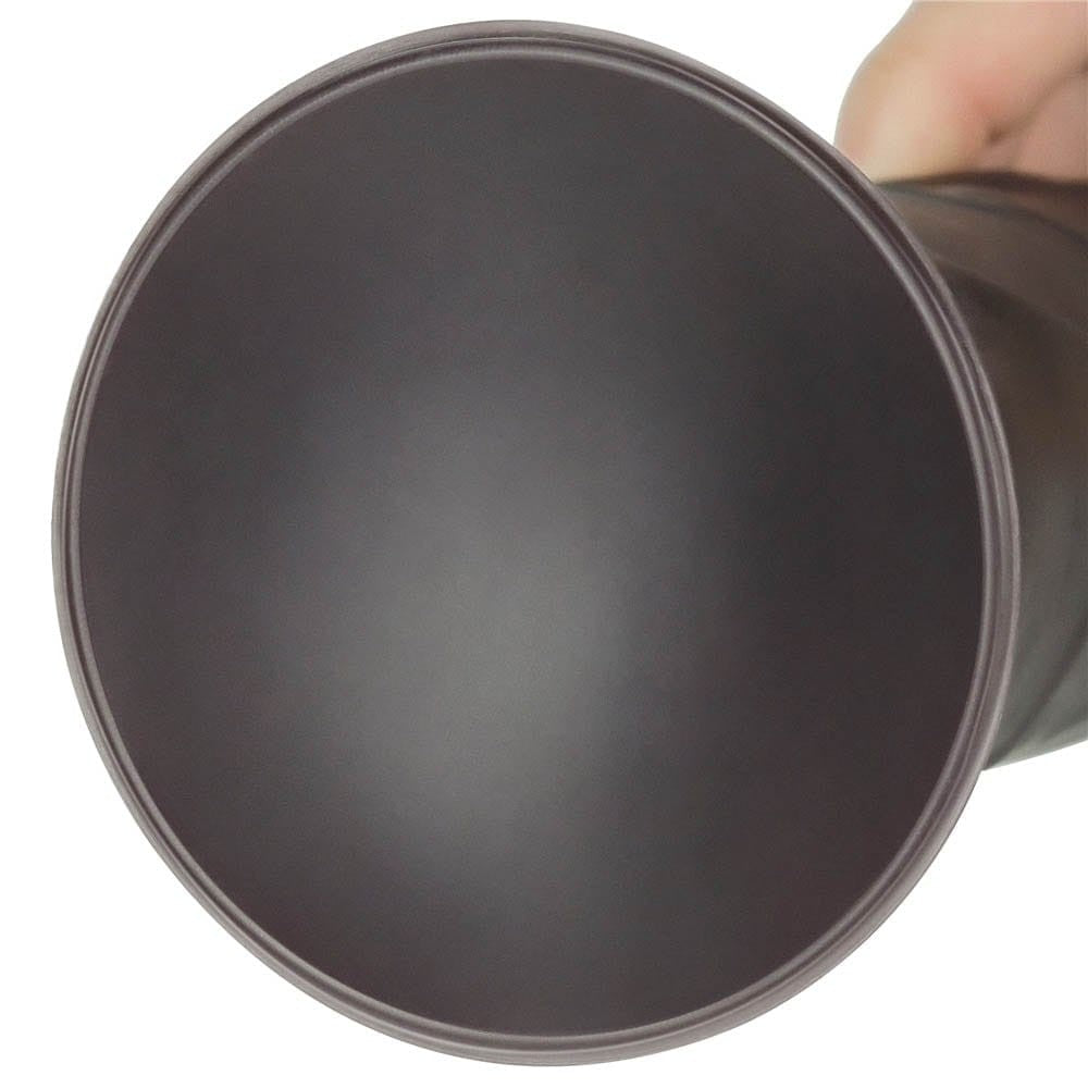 LOVETOY - 9'' DUAL LAYERED SILICONE ROTATOR BROWN