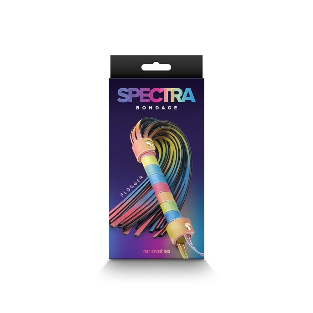 NS TOYS - SPECTRA BONDAGE - FLOGGER - RAINBOW