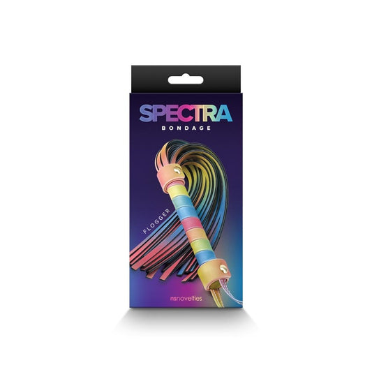NS TOYS - SPECTRA BONDAGE - FLOGGER - RAINBOW