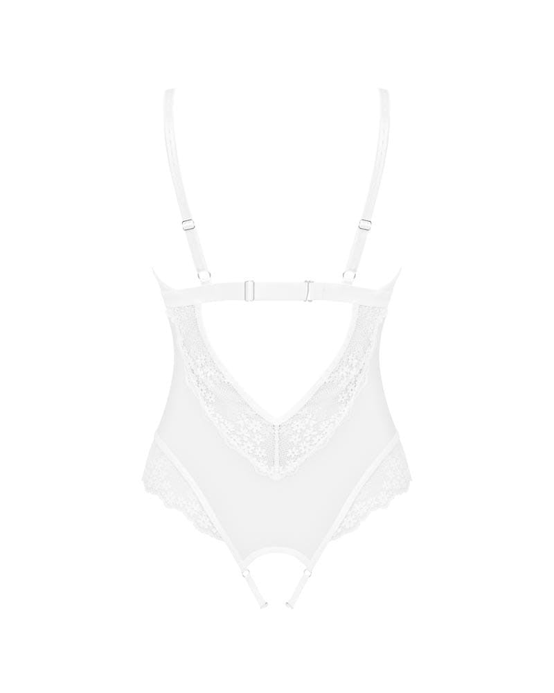OBSESSIVE - HEAVENLLY CROTCHLESS TEDDY XS/S
