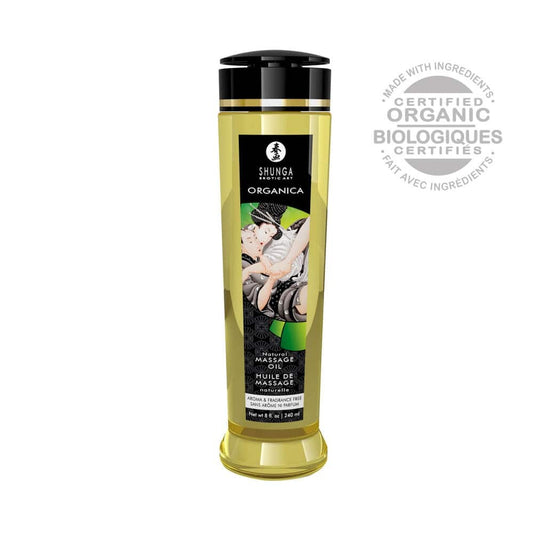 SHUNGA - MASSAGE OIL ORGANICA 240 ML / 8 OZ NATURAL