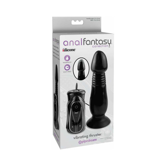 ANAL FANTASY COLLECTION VIBRATING THRUSTER WITH SUCTION CUP BLACK