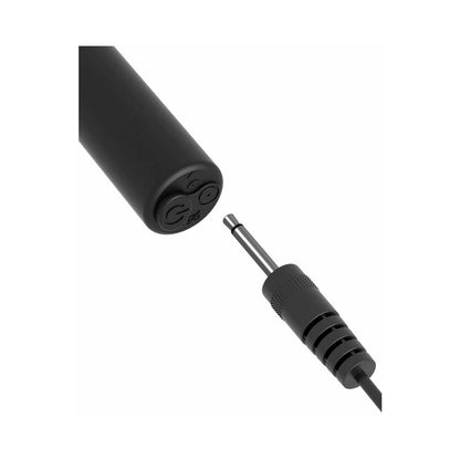 ANAL FANTASY COLLECTION VIBRATING REMOTE CONTROL SILICONE PLUG BLACK