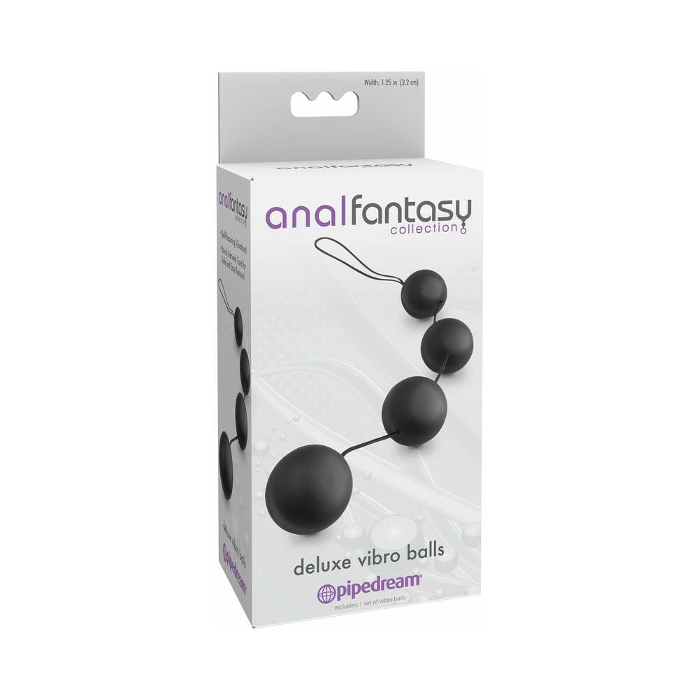 ANAL FANTASY COLLECTION DELUXE VIBRO BALLS BLACK