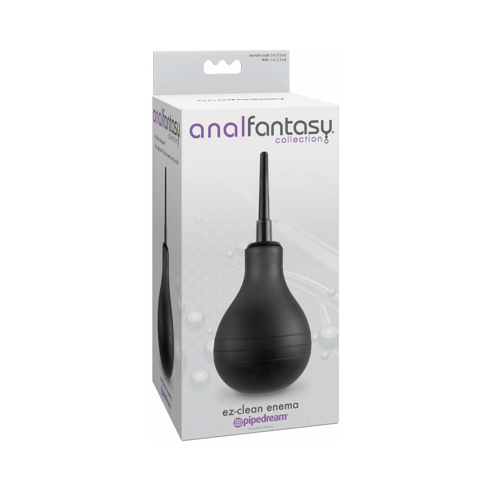 PIPEDREAM - COLECCIÓN DE FANTASÍA ANAL EZ-CLEAN ENEMAS NEGRO
