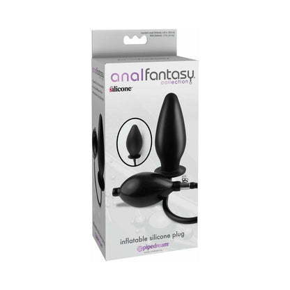 ANAL FANTASY COLLECTION INFLATABLE SILICONE PLUG BLACK