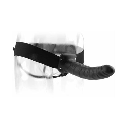 FETISH FANTASY SERIES 8 IN. HOLLOW STRAP-ON BLACK