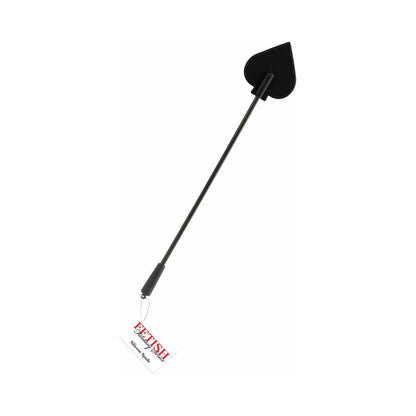 FETISH FANTASY SERIES SILICONE SPADE CROP BLACK