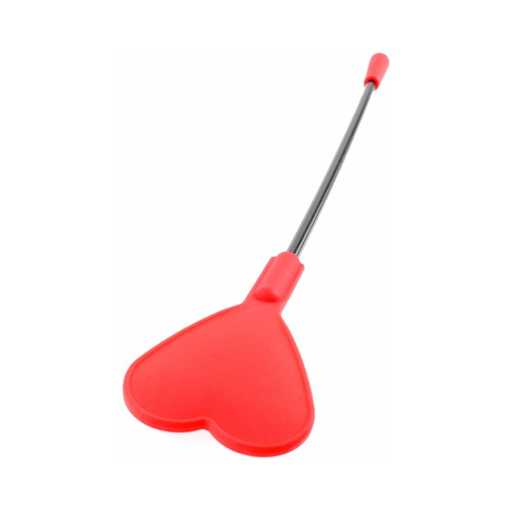 FETISH FANTASY SERIES SILICONE HEART CROP RED