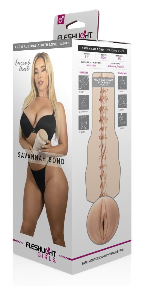 FLESHLIGHT - FLESHLIGHT GIRLS SAVANNAH BOND FROM AUSTRALIA WITH LOVE