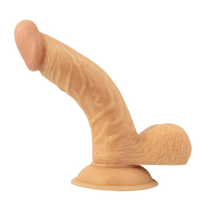 ALL AMERICAN WHOPPERS 6.5 IN. CURVED DONG WITH BALLS + CHERRY ANAL-ESE