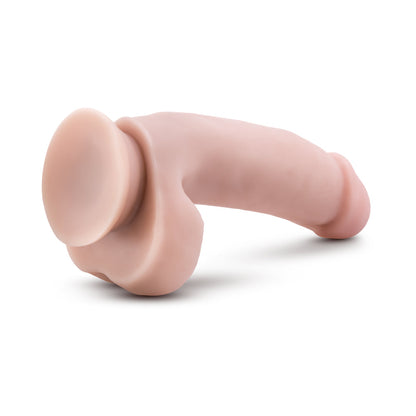 COLORETE - DILDO REALISTA CON TESTÍCULOS DE 7 PULGADAS COLOR BEIGE DE COVERBOY THE PIZZA BOY