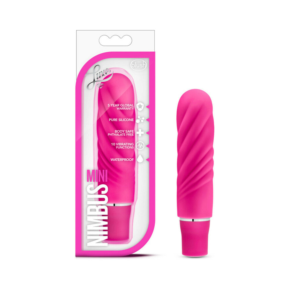 LUXE NIMBUS MINI SILICONE VIBRATOR PINK