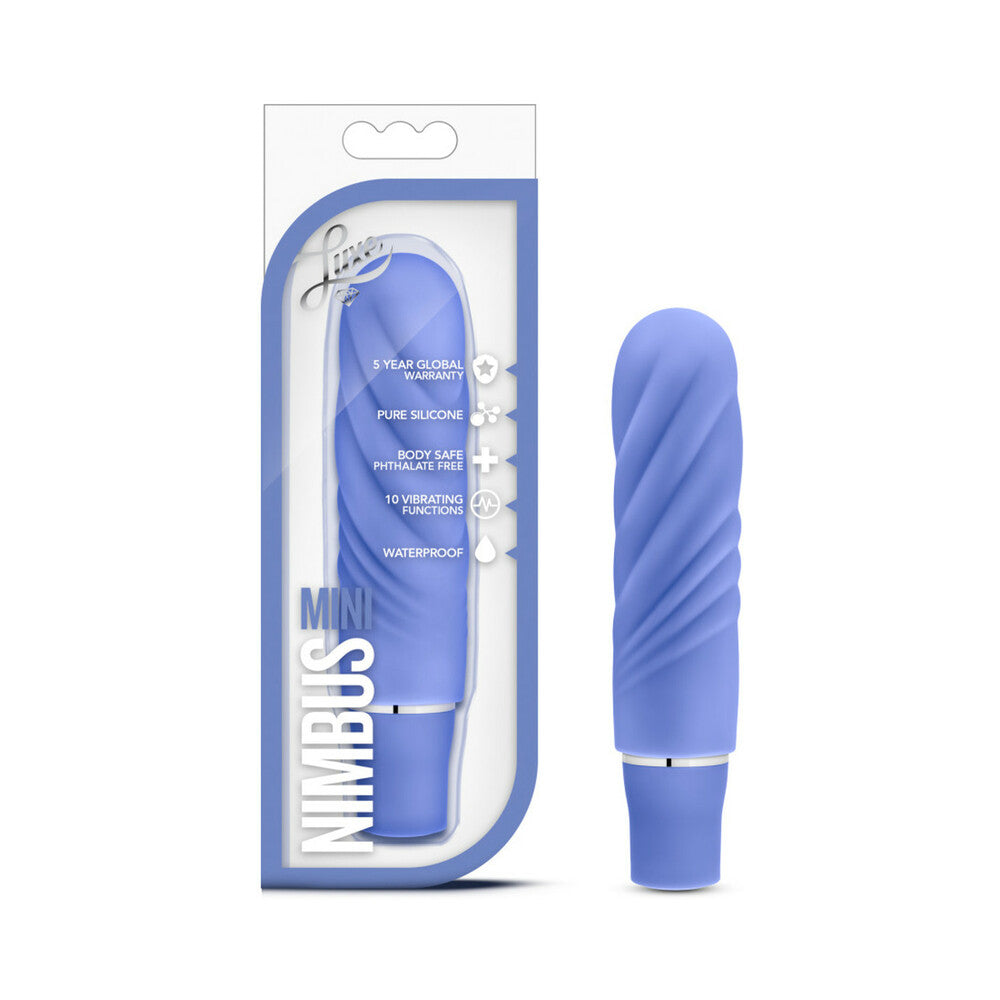 BLUSH - LUXE NIMBUS MINI SILICONE VIBRATOR PERIWINKLE