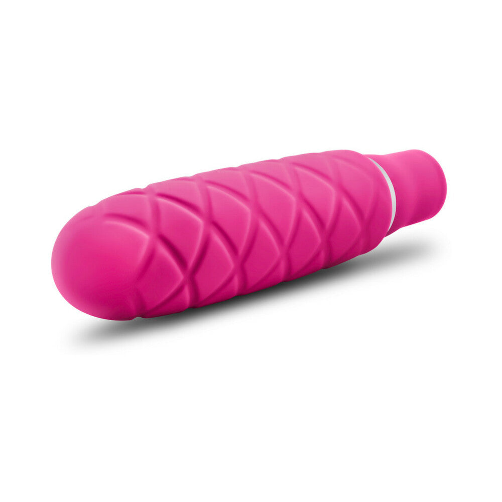 BLUSH - LUXE COZI MINI SILICONE SLIMLINE VIBRATOR FUCHSIA