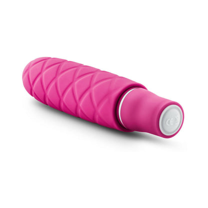 BLUSH - LUXE COZI MINI SILICONE SLIMLINE VIBRATOR FUCHSIA