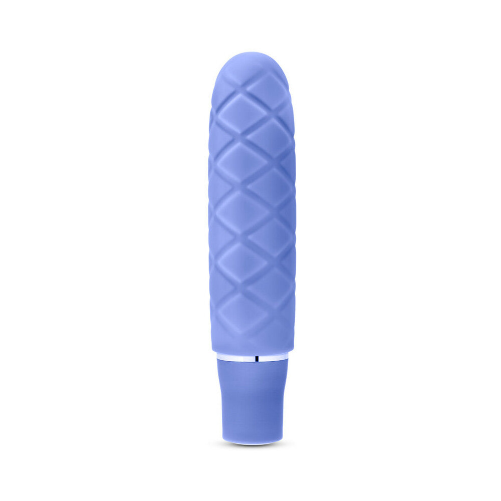BLUSH - LUXE COZI MINI SILICONE SLIMLINE VIBRATOR PERIWINKLE