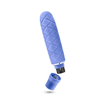 BLUSH - LUXE COZI MINI SILICONE SLIMLINE VIBRATOR PERIWINKLE