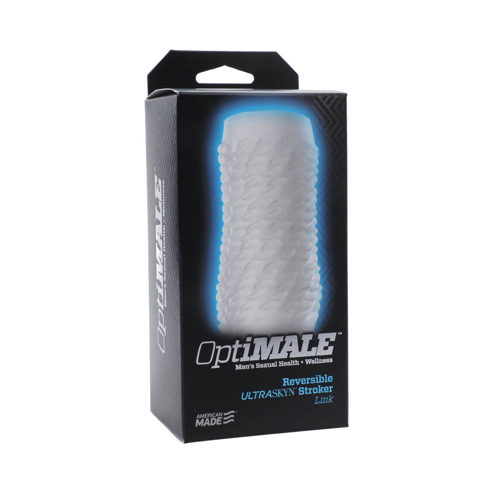DOC JOHNSON - OPTIMALE  REVERSIBLE UR3 STROKER  LINK CLEAR
