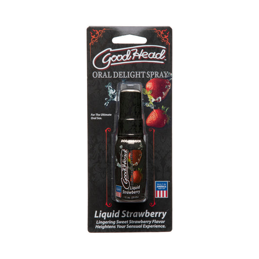 DOC JOHNSON - GOODHEAD - ORAL DELIGHT SPRAY - LIQUID STRAWBERRY 1OZ