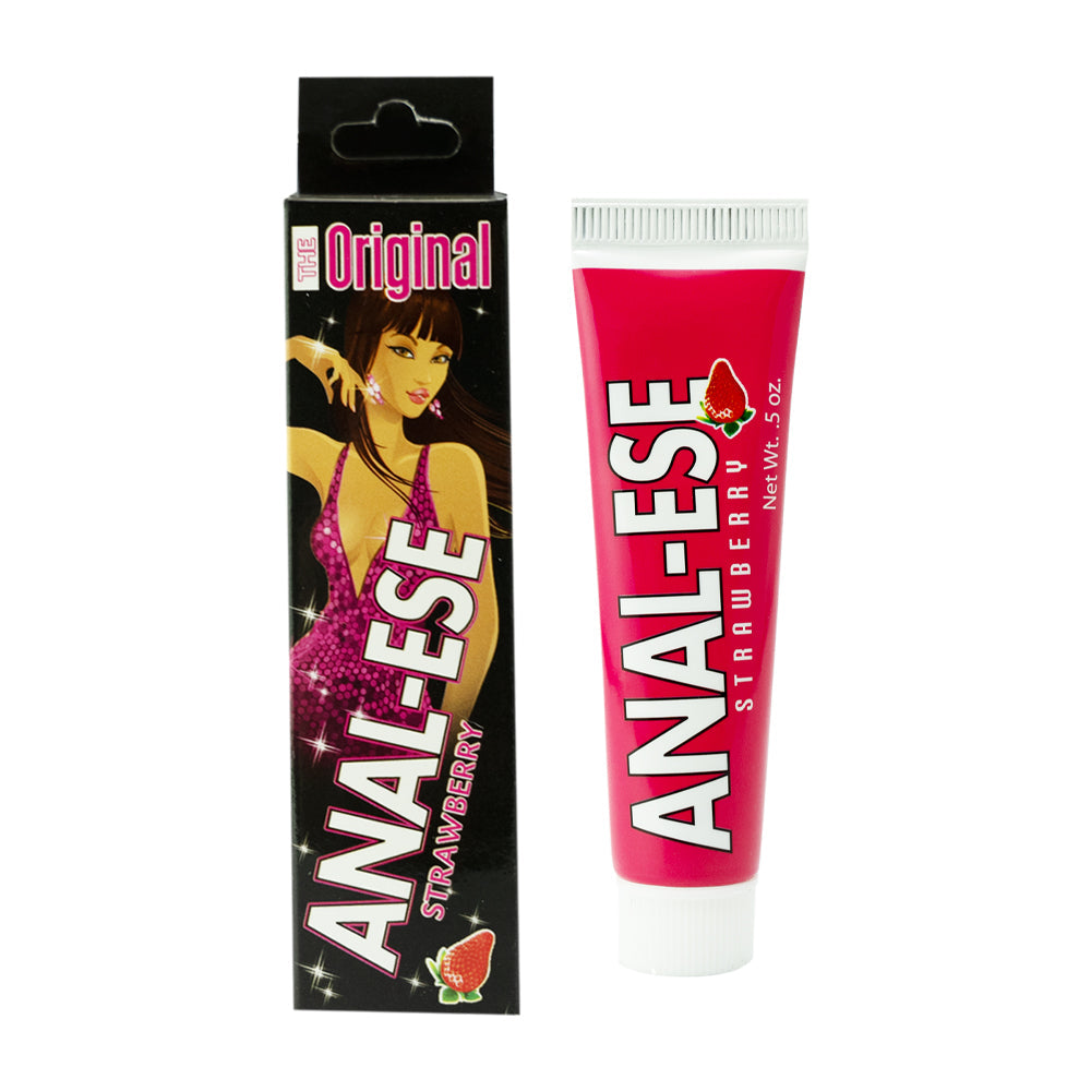 ANAL-ESE HOME PARTY STRAWBERRY DESENSITIZING CREAM 0.5 OZ.