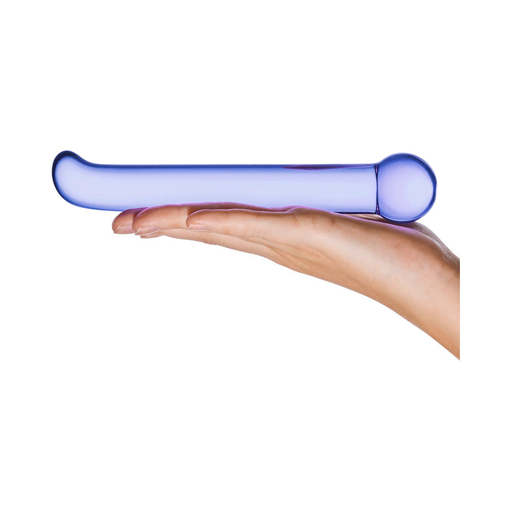 ELECTRIC EEL - GLAS 6.75 IN. PURPLE G-SPOT TICKLER GLASS DILDO