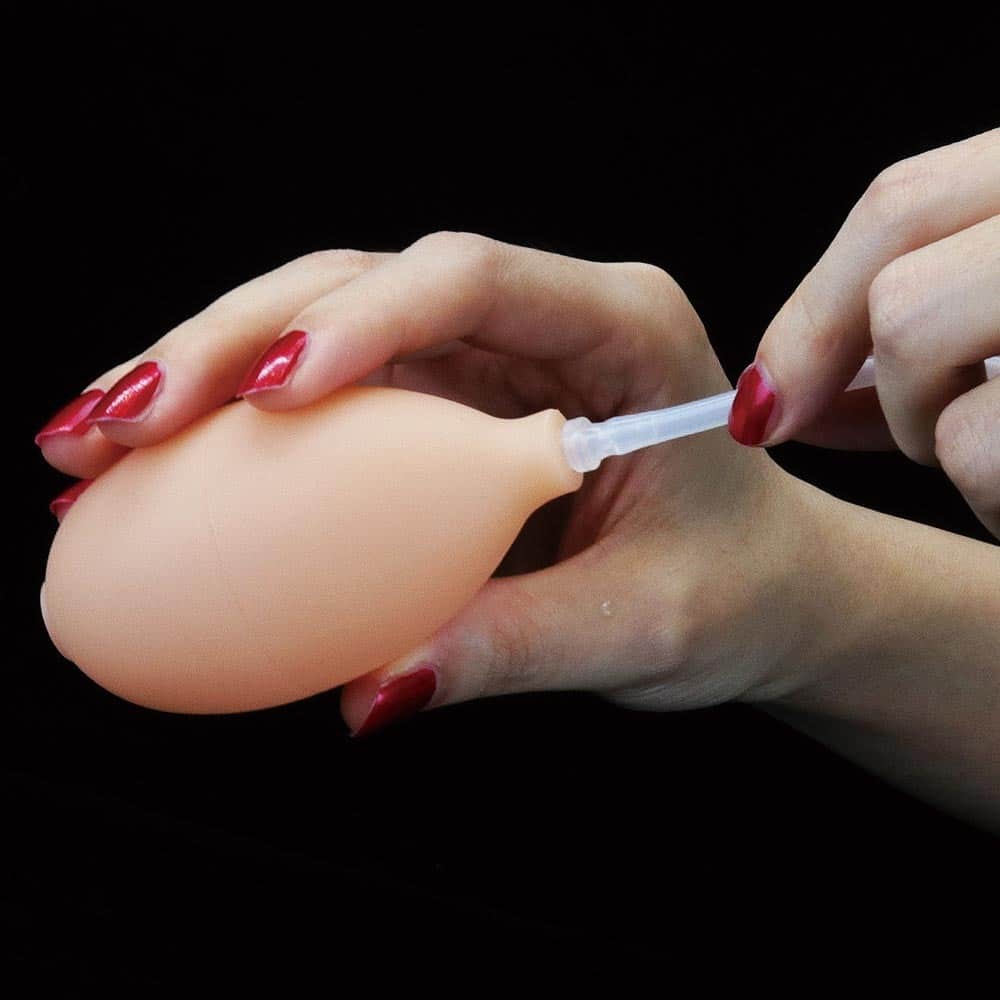 LOVETOY - 8" SOFT EJACULATION COCK WITH BALL FLESH