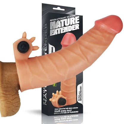 LOVETOY - ADD 1.5" VIBRATING SILICONE EXTENDER